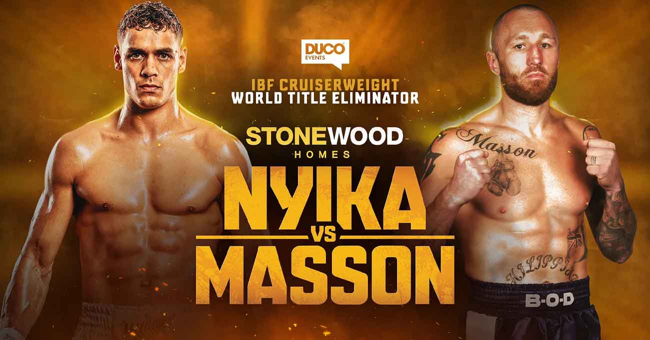 David Nyika vs Floyd Masson full fight video poster 2026-08-08