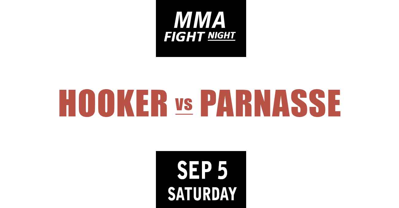 Dan Hooker vs Salahdine Parnasse full fight video UFC Fight Night 287 poster by ATBF