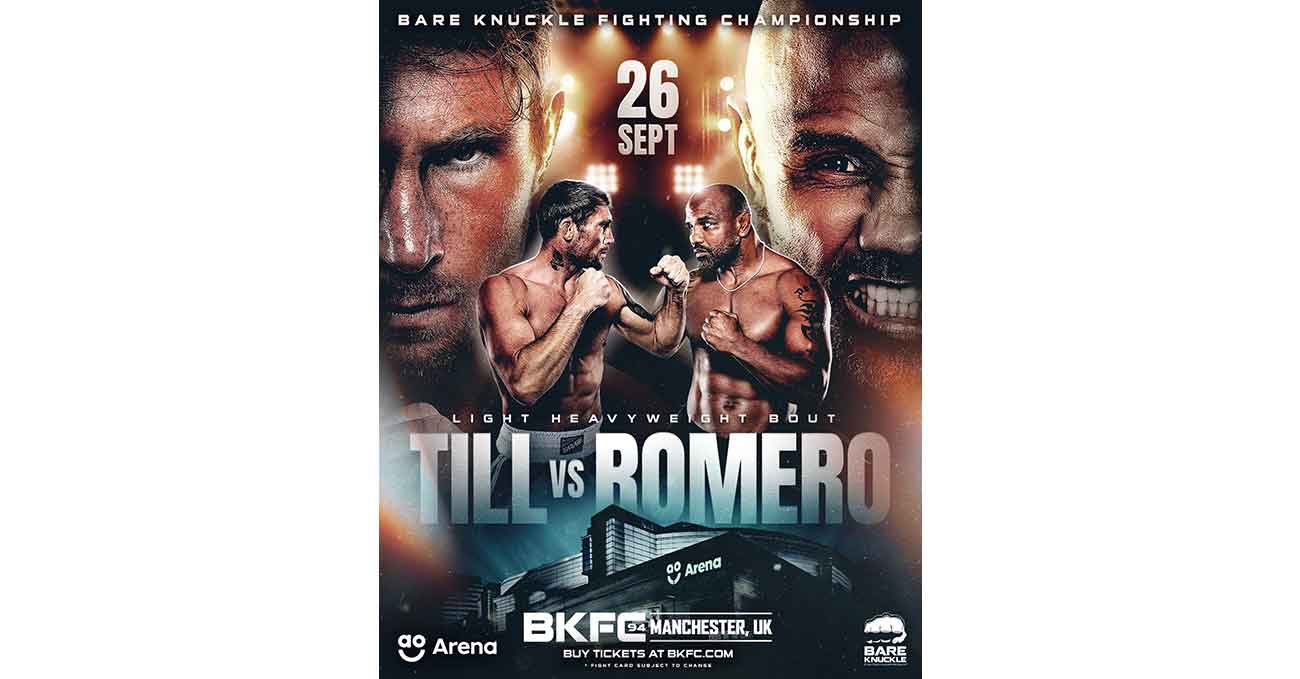 Darren Till vs Yoel Romero Palacio full fight video BKFC 94 poster