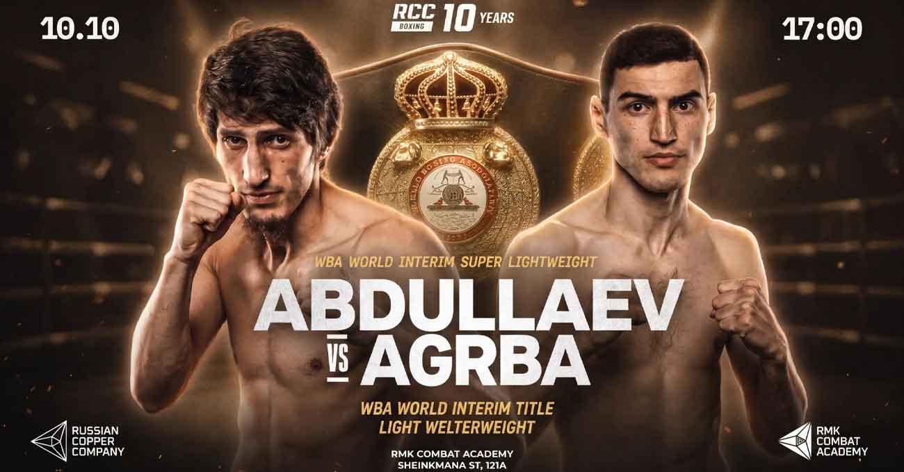 Zaur Abdullaev vs Khariton Agrba full fight video poster 2026-10-10