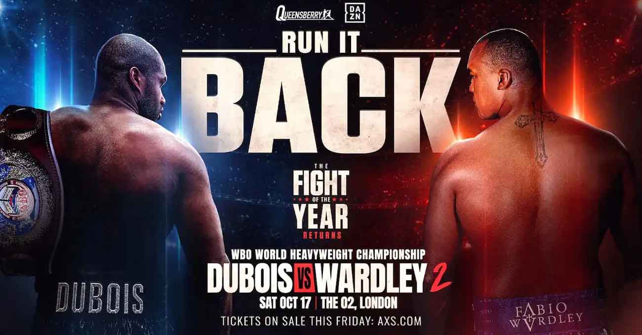 Daniel Dubois vs Fabio Wardley 2 full fight video poster 2026-10-17