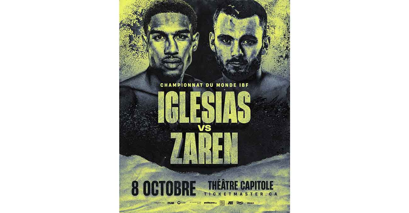 Osleys Iglesias vs Oliver Zaren full fight video poster 2026-10-08