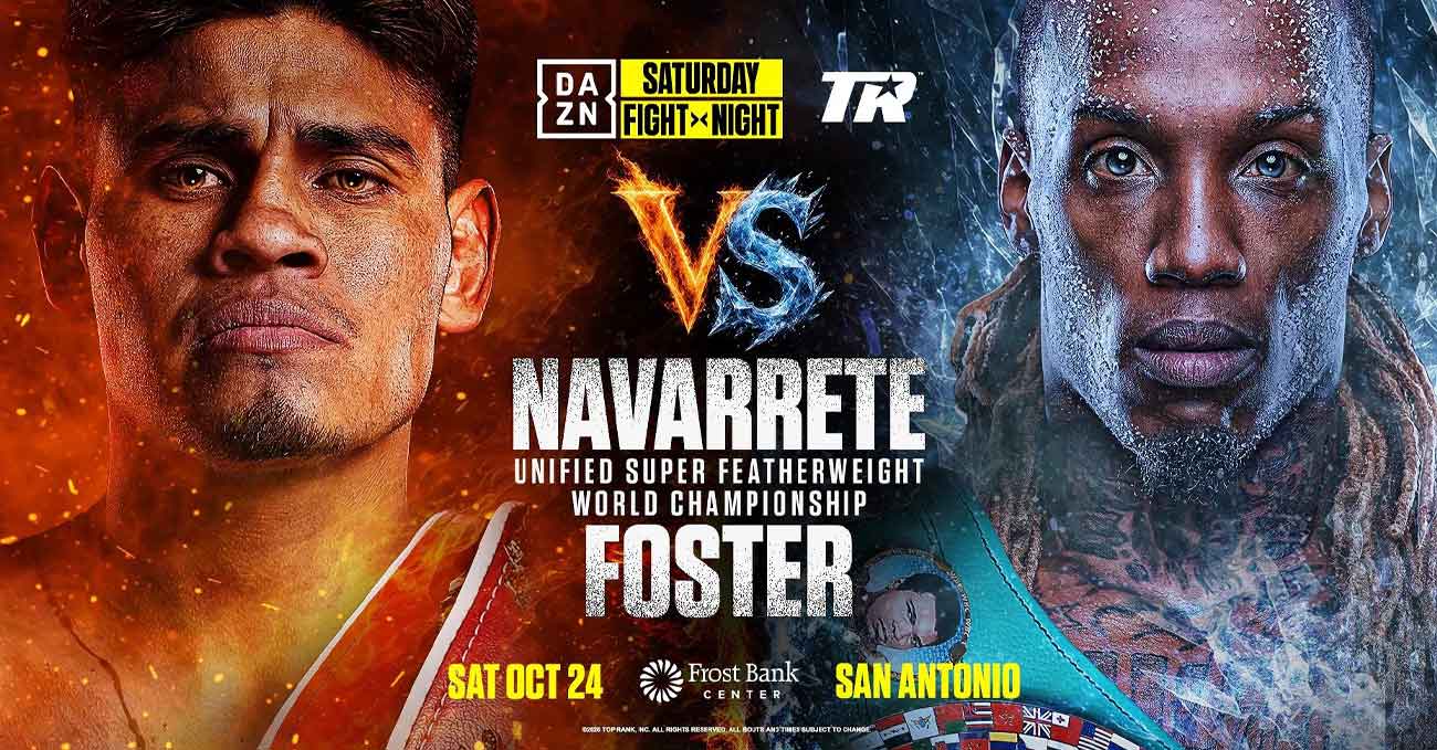 Emanuel Navarrete vs O'Shaquie Foster full fight video poster 2026-10-24