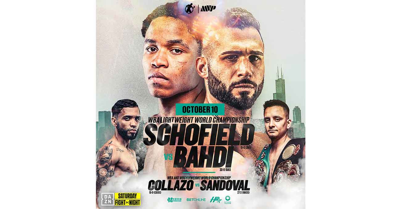 Floyd Schofield vs Lucas Bahdi full fight video poster 2026-10-10